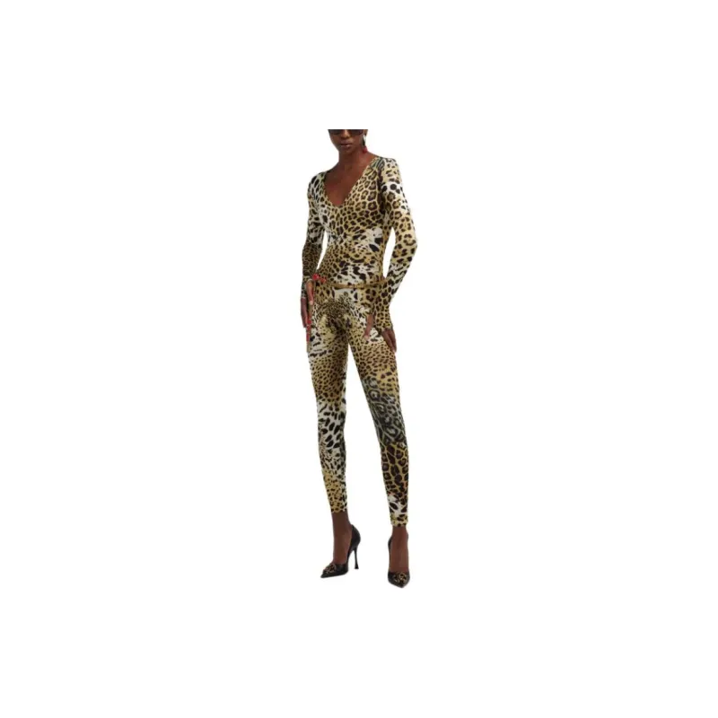 Roberto Cavalli Leopard print Playsuit-1