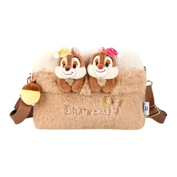 POTDEMIEL Disney/Disney Polyester Chip 'N Dale Sweet Dreams Shoulder Bag Regular Women's Brown