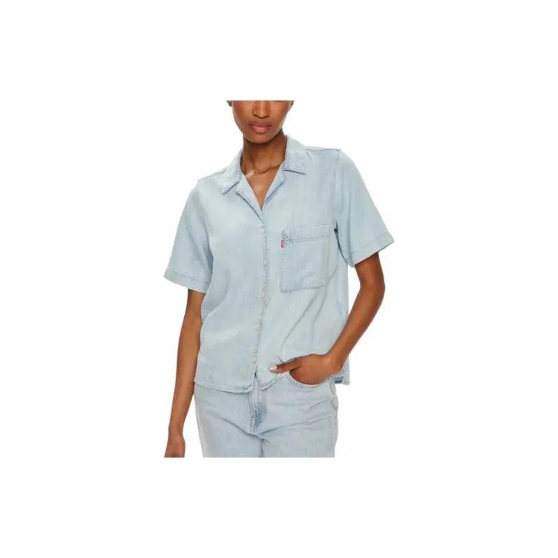 Levis Shirts Women's Blue-5
