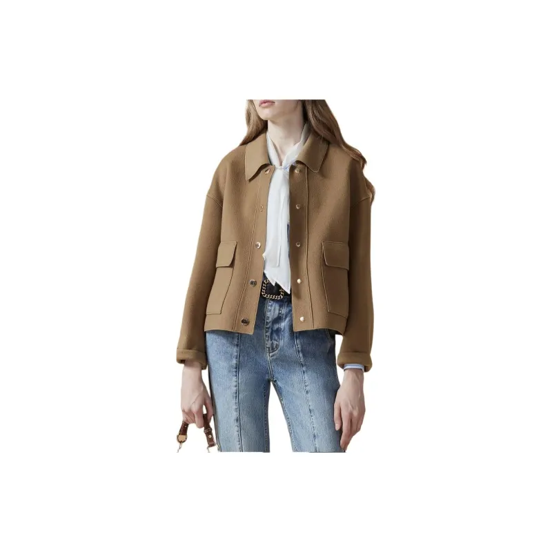 DKNY Coats Women's Camel-1