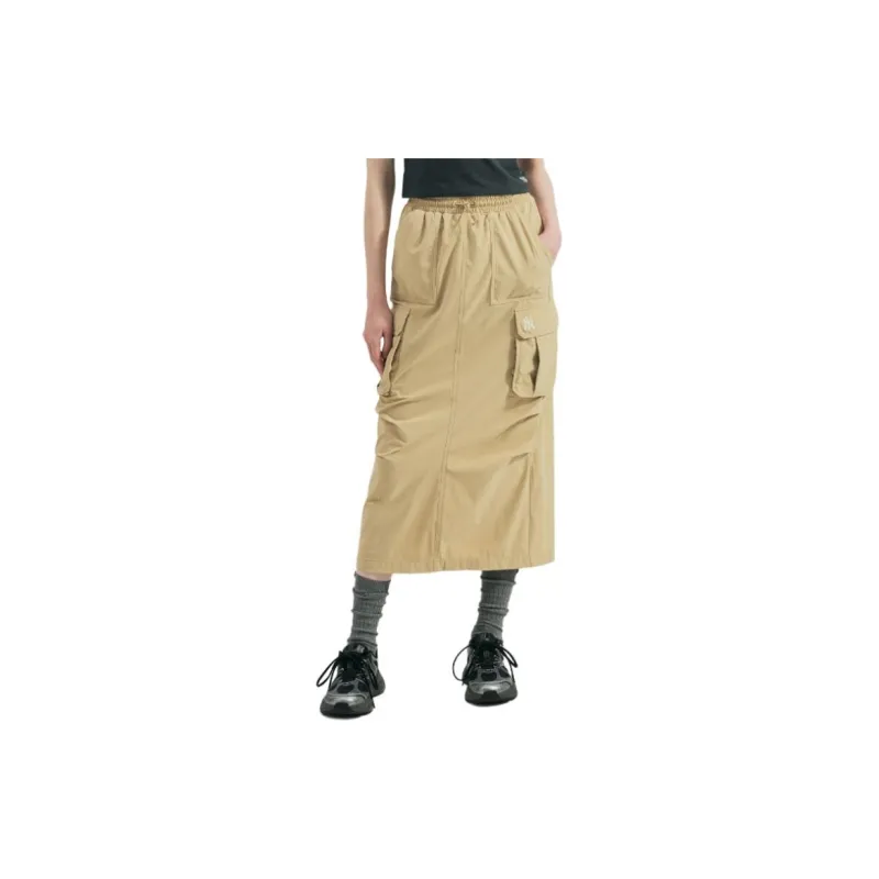 MLB Casual Long Skirts Women's Khaki-2
