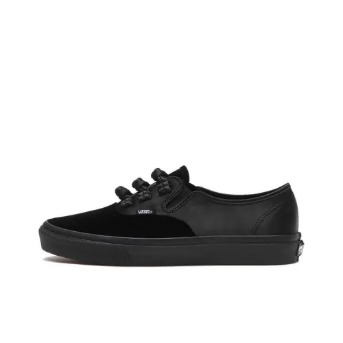 Vans Authentic Anti Slip Wear Resistant Low Top Skateboard Over Men's Black