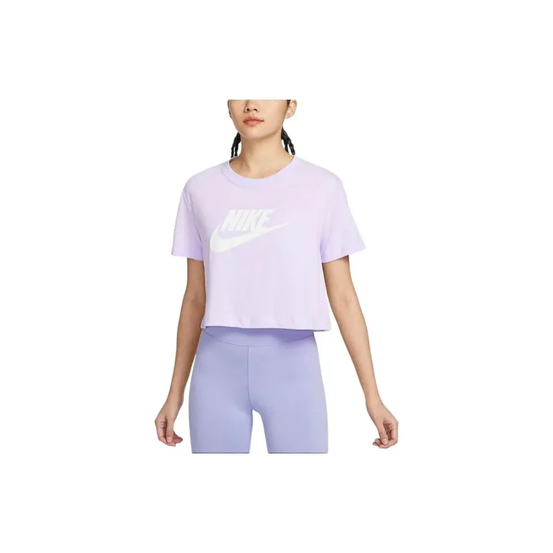 Nike Sportswear Essential Crop Top Asia Sizing Lilac-1