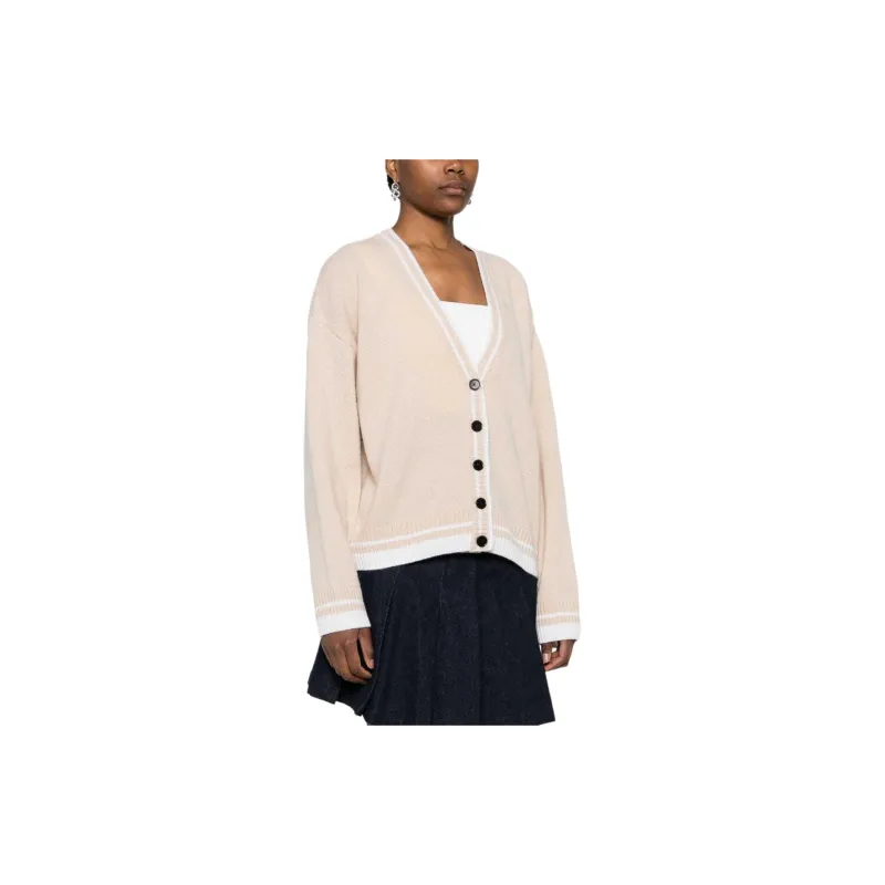 MSGM Embroidered logo Cardigan-1
