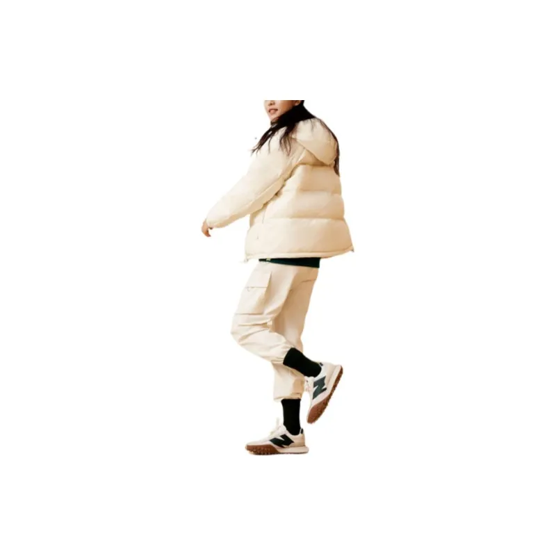 New Balance Down Jacket Women's Ivory White-3