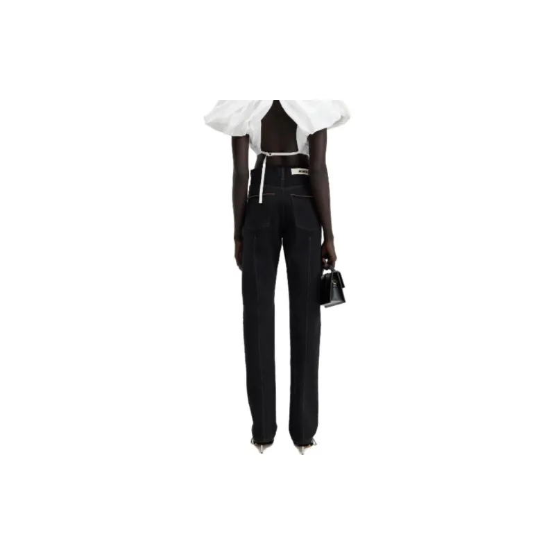 Jacquemus Jeans Women's Black Umber/Black/Brown-2