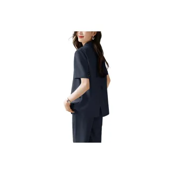 Mo Han Yi Mei Business Suit Women's Dark Gray Blue