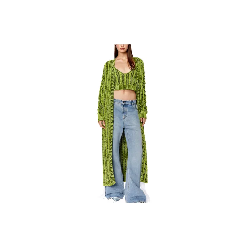 DIESEL Milos Crop Top 'Green'-1