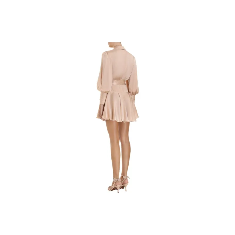 Zimmermann V-Neck Wrap Mini Dress-1