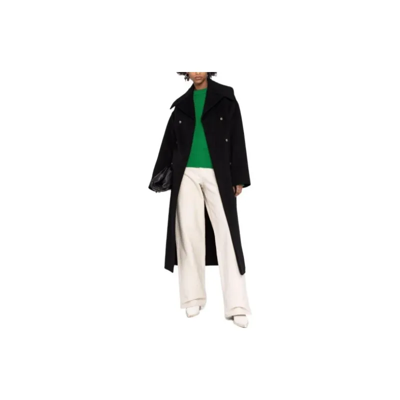 NANUSHKA Double-breasted Trench Coat-1