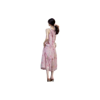 【dme】 Sleeveless Dress Women's Light Pink