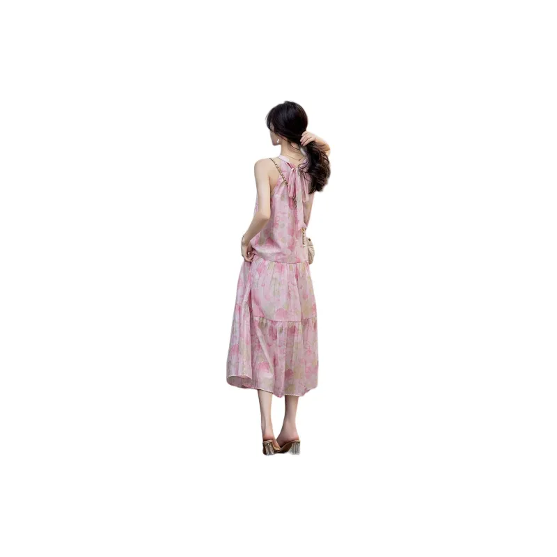 【dme】 Sleeveless Dress Women's Light Pink-0