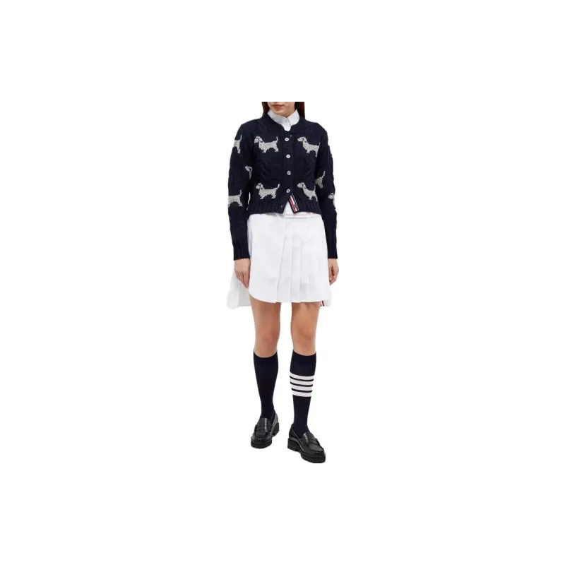 THOM BROWNE· Sweater Women's Blue-4