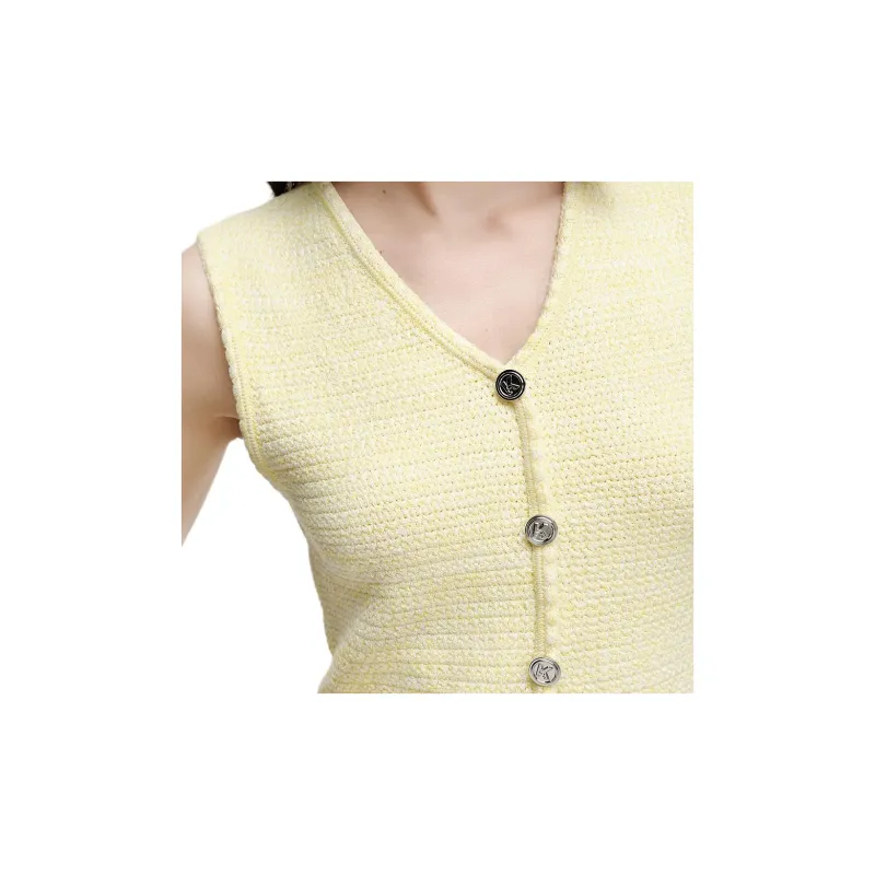 KARL LAGERFELD FW24 Tank Top Women's Yellow-8