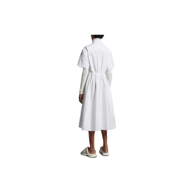 Moncler Short-Sleeved Dresses Women's White-2