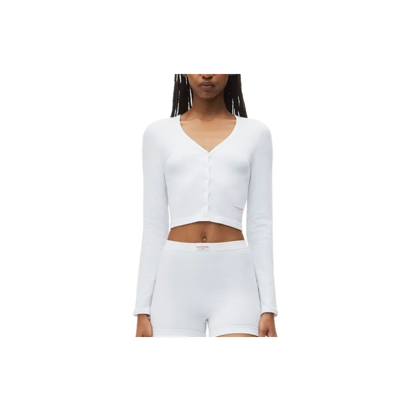 Alexander Wang V neck Cropped Cardigan-1