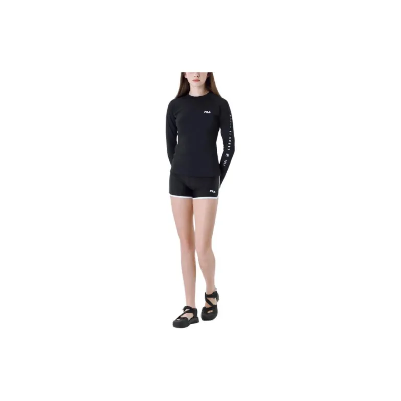 FILA T Shirts Women's Black-2