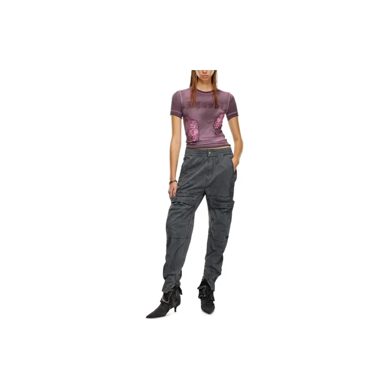 DIESEL T Shirts Women's Purple-2