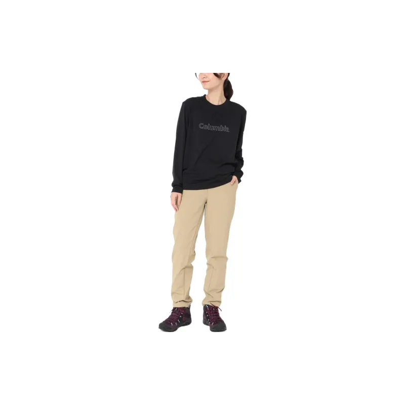 Columbia FW22 Casual Pants Women's Light Brown-2
