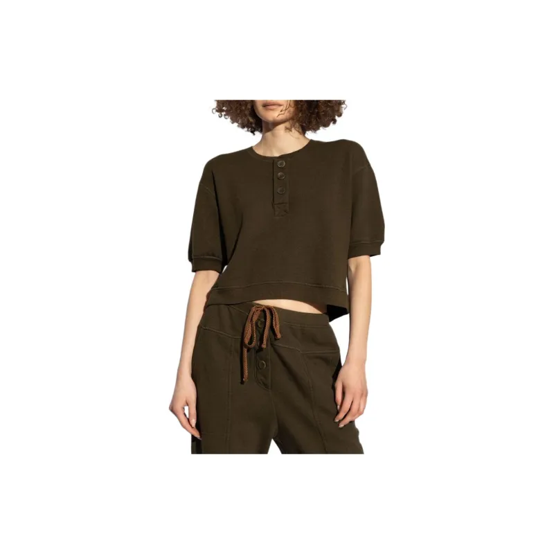 Ulla Johnson Button Detail Casual Top-1