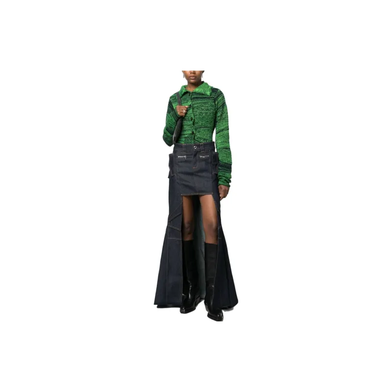 COPERNI Denim Long Skirts Women's Indigo-1