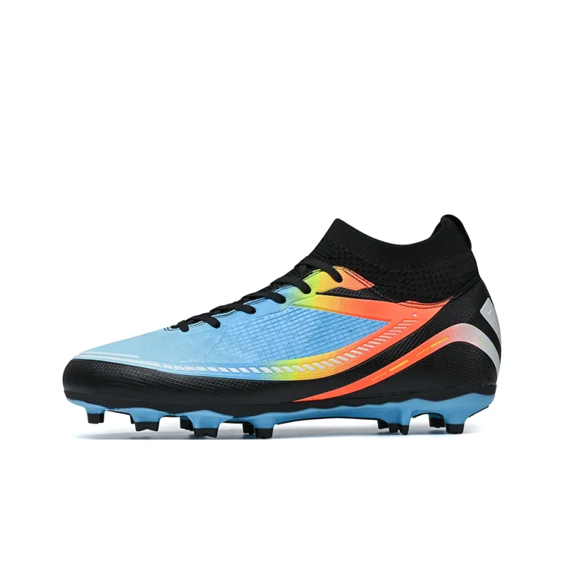 Kuding FG Rubber Long Studs Artificial Ground Anti-Slip Wear-Resistant Soccer Shoes Unisex-10