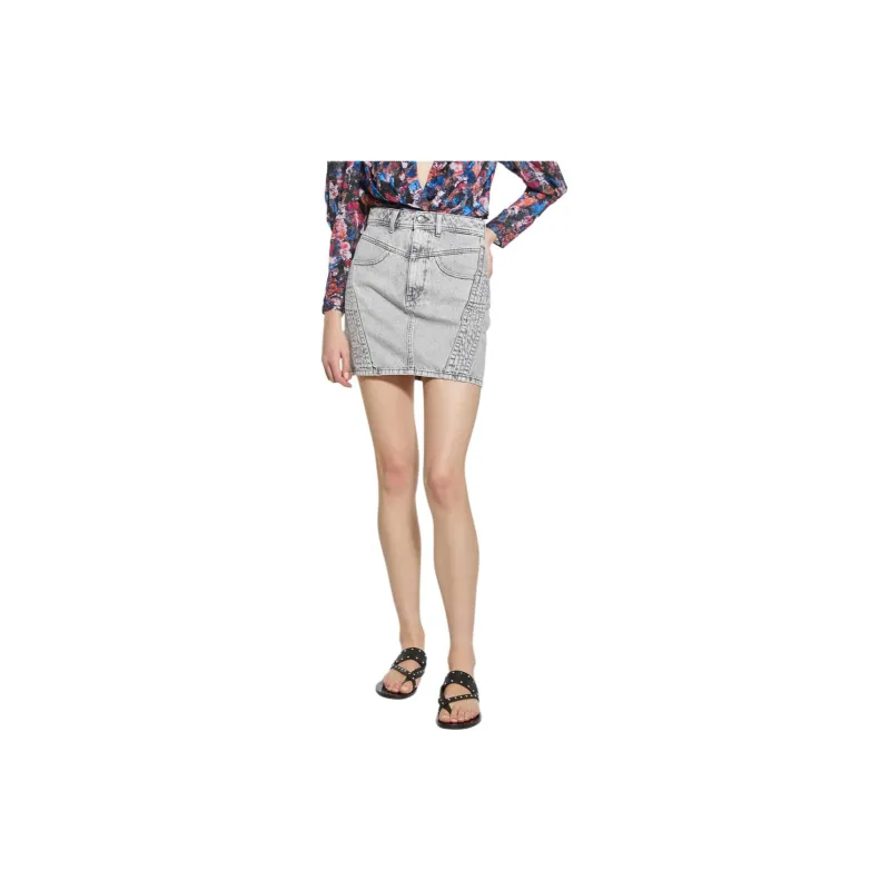 IRO NIGHT Casual Short Skirts Women's Light Gray-1