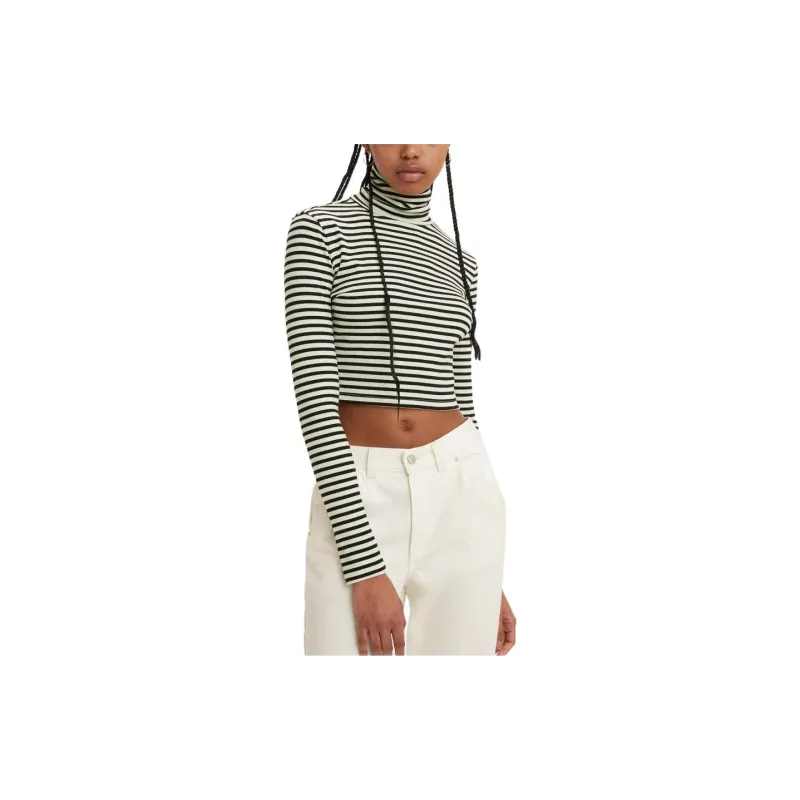 Levis T Shirts Women's Stripes-4