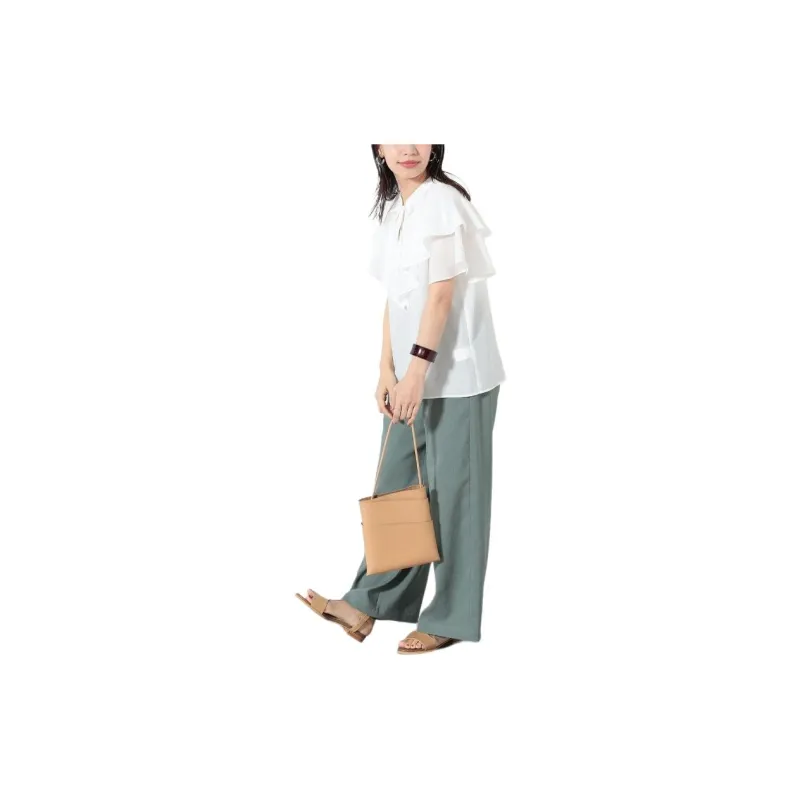 Beams Shirts Women's White-2