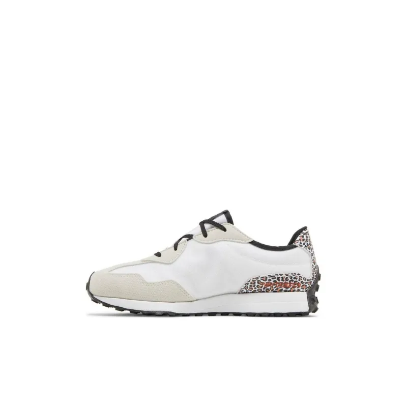 New Balance NB 327 Anti Slip Wear Resistant Kids Lifestyle Shoes Black White Kids'-0