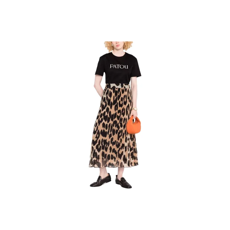 Patou Logo print Organic cotton T shirt-1