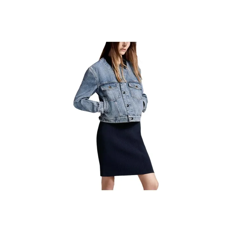 LOUIS VUITTON Ribbed Knit Skirt-1