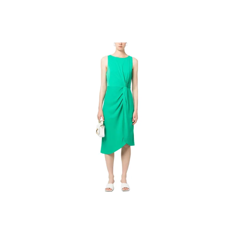 Polo Ralph Lauren Twist-detailing Sleeveless Mid Dress-1