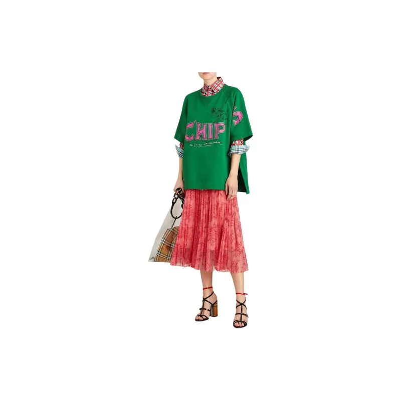 Burberry Casual Long Skirt Women's Red-1
