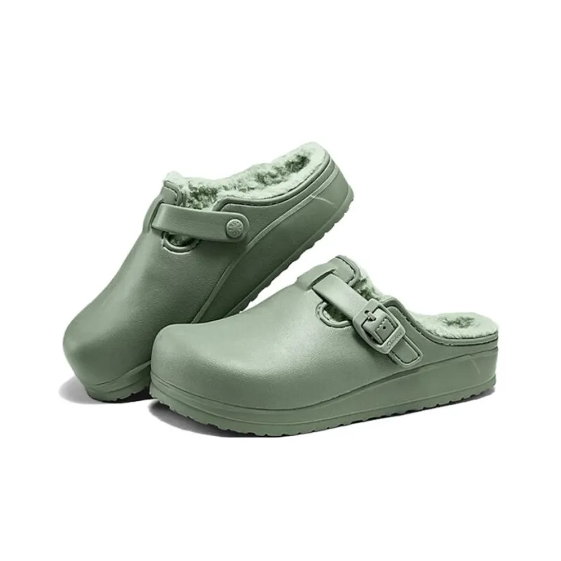 Skechers Foamies Abrasion Resistant Slip Resistant Wrap toe Slippers Women's Mint Green-2