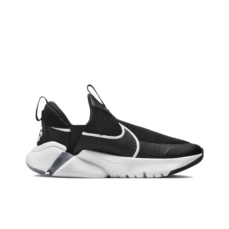 Nike Flex Plus 2 Abrasion Resistant Breathable Low Top Kids' Running Shoes Black Unisex-6