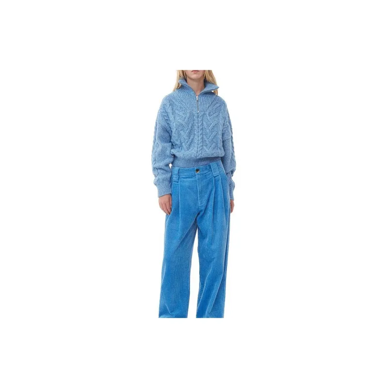 GANNI FW23 Sweater Women's Silver Lake Blue-2