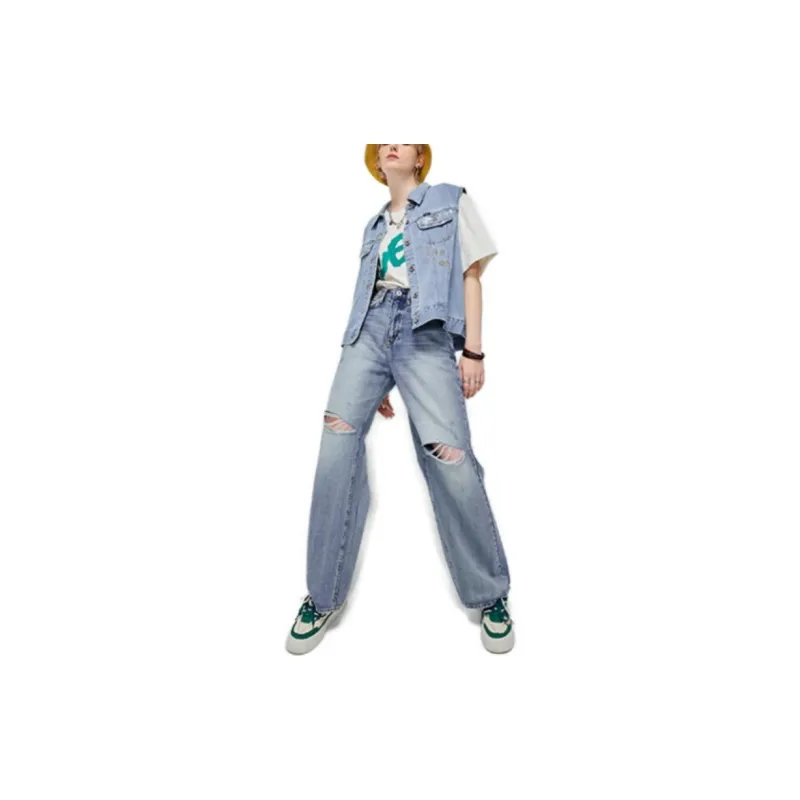 Lee Vests Women's Light Blue-3