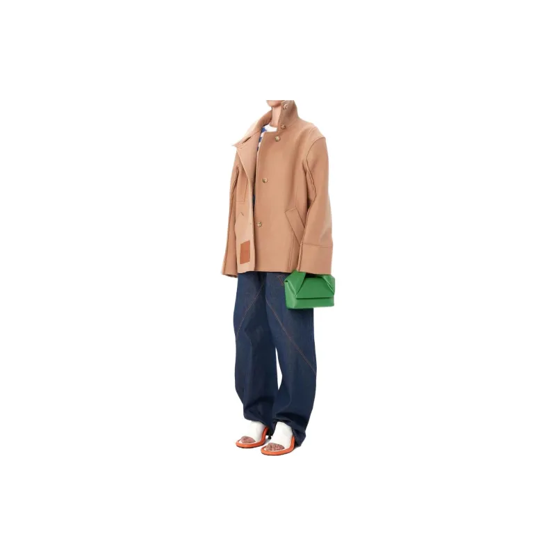JW Anderson Coats Women's Camel Brown-2