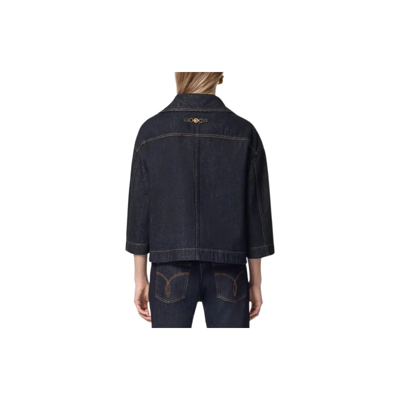 VERSACE Denim Shirt 'Dark Blue'-1
