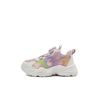 KAPPA KIDS Lightweight And Breathable Low Top Kids' Running Shoes White Fruit Pink Kids'
