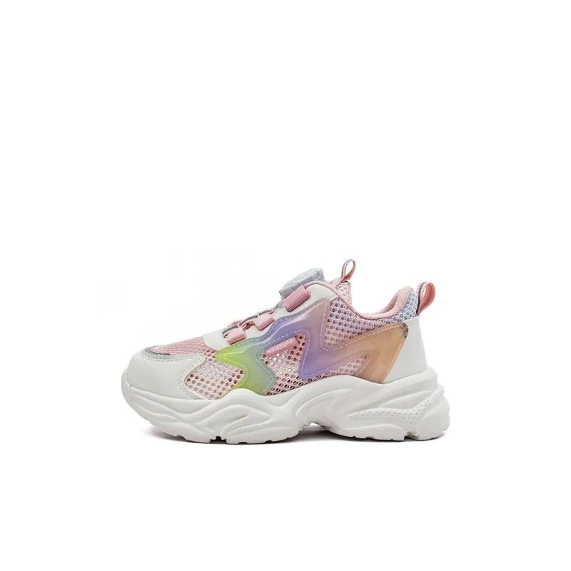 KAPPA KIDS Lightweight And Breathable Low Top Kids' Running Shoes White Fruit Pink Kids'-0