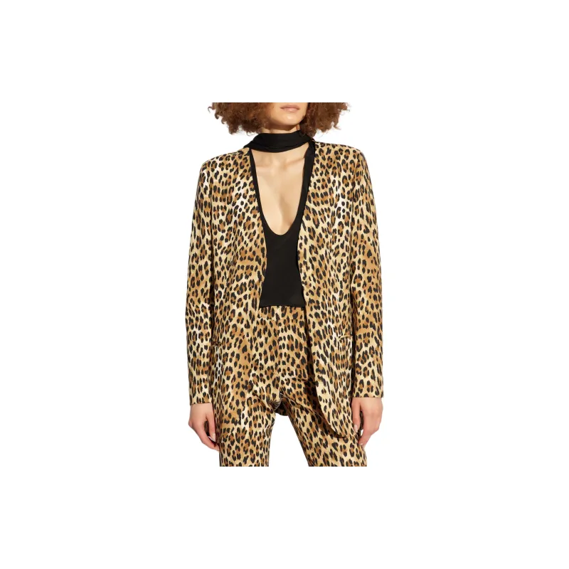 MOSCHINO Leopard print Blazer-1
