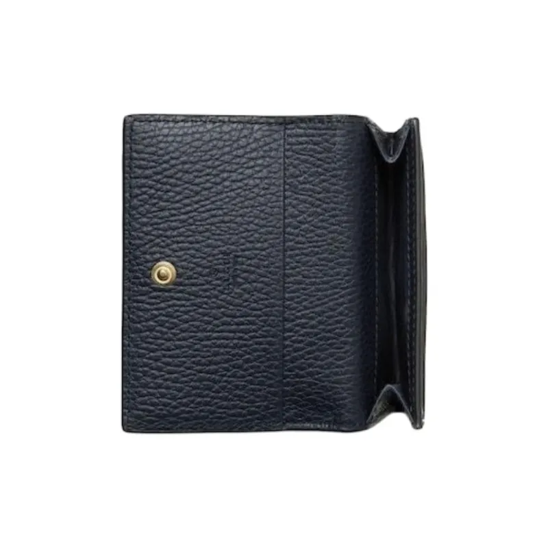 GUCCI GG Marmont Supreme Canvas Card Holder Trumpets Unisex Beige & Blue-4
