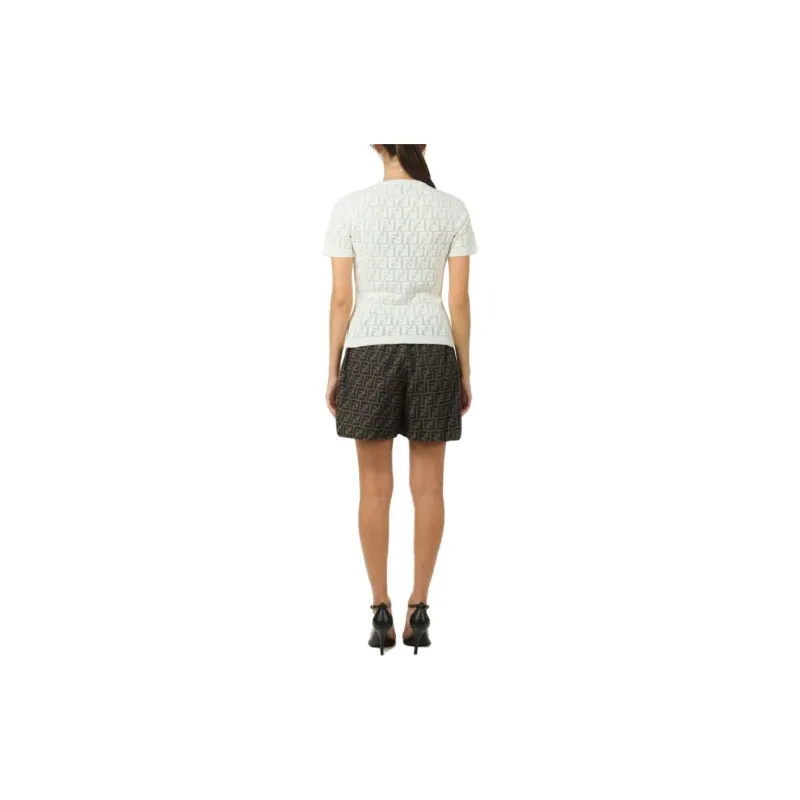 FENDI T-Shirts Women's White-4