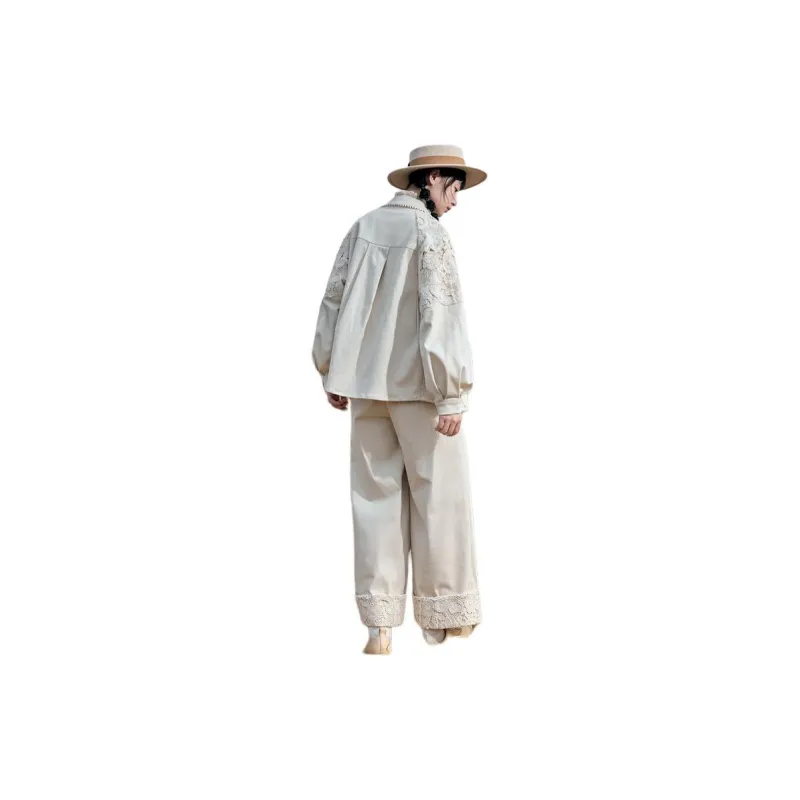 ZIHAN Shirts Women's Beige Gold-2