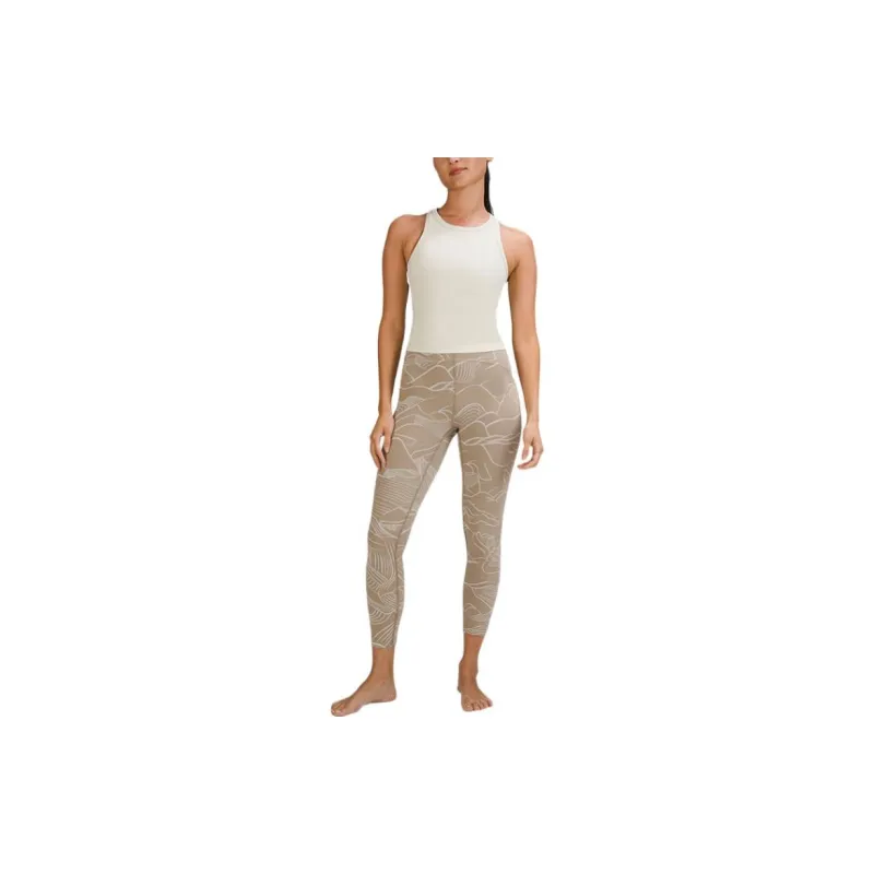 Lululemon InStill Yoga Pants Women's Suede Brown-3