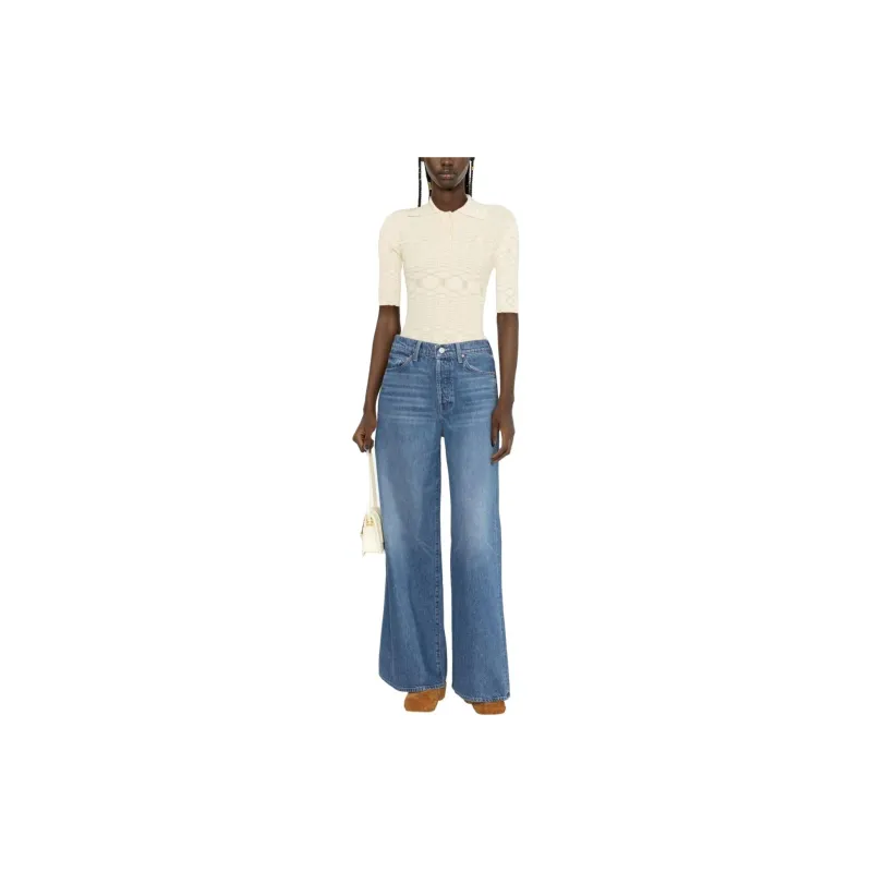 MOTHER The Ditch Roller Sneak Jeans-3