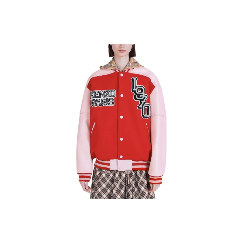KENZO Tiger Varsity Bomber Jacket 'Medium Red'-4