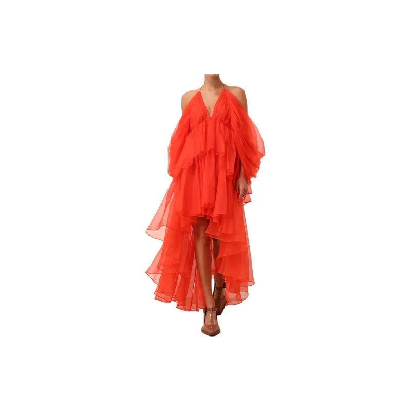 Zimmermann SS24 Slip Dresses Women's Red-2